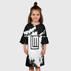 Платье клеш для девочки Lindemann, цвет: 3D-принт — фото 2