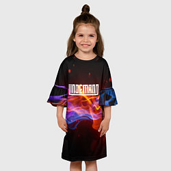Платье клеш для девочки LINDEMANN, цвет: 3D-принт — фото 2