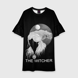 Платье клеш для девочки The Witcher, цвет: 3D-принт