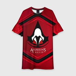 Платье клеш для девочки Assasin's creed, цвет: 3D-принт