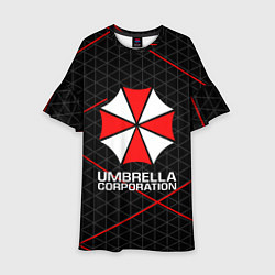 Платье клеш для девочки UMBRELLA CORP, цвет: 3D-принт