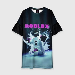 Платье клеш для девочки ROBLOX, цвет: 3D-принт