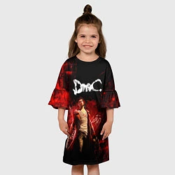 Платье клеш для девочки Devil may cry, цвет: 3D-принт — фото 2