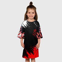 Платье клеш для девочки LIMP BIZKIT, цвет: 3D-принт — фото 2