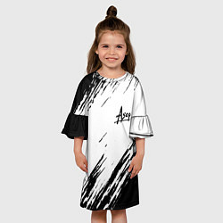 Платье клеш для девочки ASAP ROCKY, цвет: 3D-принт — фото 2