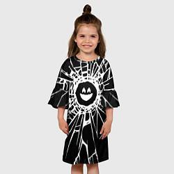Платье клеш для девочки BLACK MIRROR, цвет: 3D-принт — фото 2