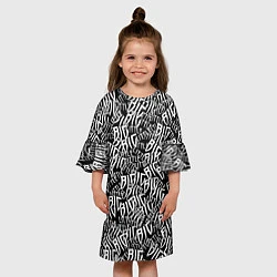 Платье клеш для девочки Little Big, цвет: 3D-принт — фото 2