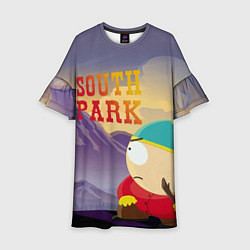 Платье клеш для девочки South Park Картмен, цвет: 3D-принт