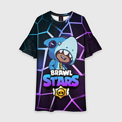 Детское платье Brawl Stars LEON SHARK