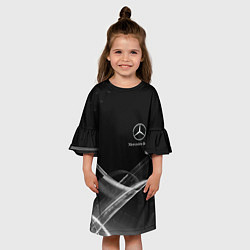 Платье клеш для девочки MERCEDES, цвет: 3D-принт — фото 2