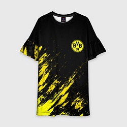 Платье клеш для девочки BORUSSIA, цвет: 3D-принт