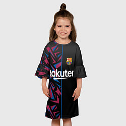 Платье клеш для девочки BARCELONA, цвет: 3D-принт — фото 2