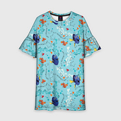 Платье клеш для девочки Finding Nemo, цвет: 3D-принт