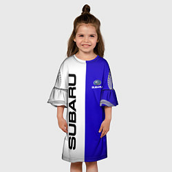 Платье клеш для девочки SUBARUСубару, цвет: 3D-принт — фото 2