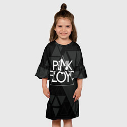 Платье клеш для девочки Pink Floyd, цвет: 3D-принт — фото 2