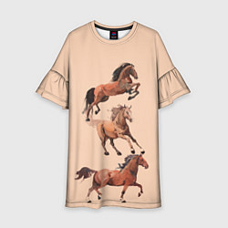 Детское платье Три коня