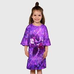 Платье клеш для девочки Шалтир Бладфоллен, цвет: 3D-принт — фото 2