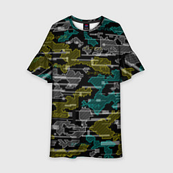 Детское платье Futuristic Camo