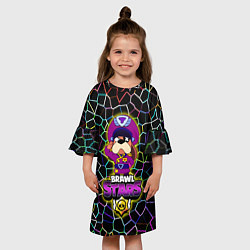 Платье клеш для девочки Brawl StarsColonel Ruffs, цвет: 3D-принт — фото 2