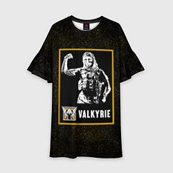 Платье клеш для девочки Valkyrie, цвет: 3D-принт