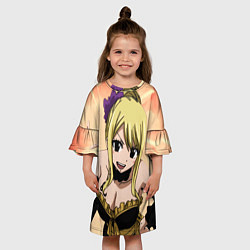 Платье клеш для девочки Lucy, цвет: 3D-принт — фото 2