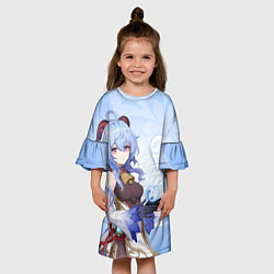 Платье клеш для девочки GENSHIN IMPACT, ГАНЬ ЮЙ, цвет: 3D-принт — фото 2