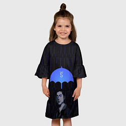Платье клеш для девочки Академия Амбрелла - Пятый, цвет: 3D-принт — фото 2