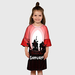 Платье клеш для девочки CYBERPUNK SAMURAI 2077, цвет: 3D-принт — фото 2