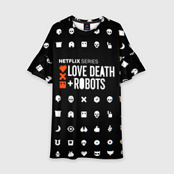 Детское платье LOVE DEATH ROBOTS $$$