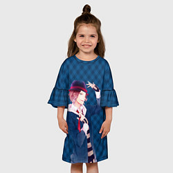 Платье клеш для девочки Чуя Накахара, цвет: 3D-принт — фото 2