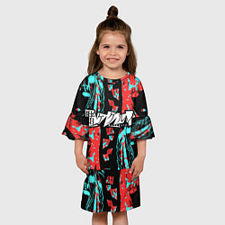 Платье клеш для девочки Kakegurui Безумный азарт, цвет: 3D-принт — фото 2