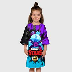 Платье клеш для девочки SQUEAK 1, цвет: 3D-принт — фото 2