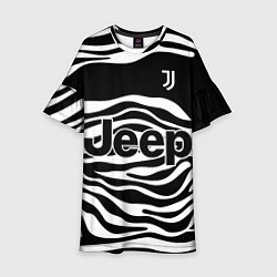 Платье клеш для девочки JUVENTUS TORINO HOME, цвет: 3D-принт