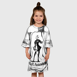 Платье клеш для девочки GAME Nier: Automata, цвет: 3D-принт — фото 2