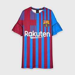 Детское платье Домашняя форма ФК «Барселона»