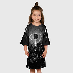 Платье клеш для девочки БЕРСЕРК рисунок, цвет: 3D-принт — фото 2