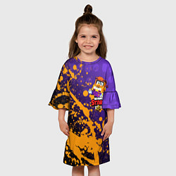Платье клеш для девочки Грифф Griff, цвет: 3D-принт — фото 2