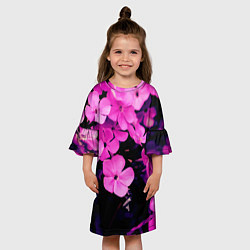 Платье клеш для девочки Цветочный Альянс!, цвет: 3D-принт — фото 2