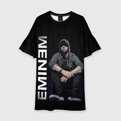 Платье клеш для девочки EMINEM, цвет: 3D-принт