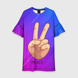 Детское платье ВСЕМ МИР PEACE Z