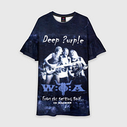 Платье клеш для девочки From The Setting Sun In Wacken - Deep Purple, цвет: 3D-принт
