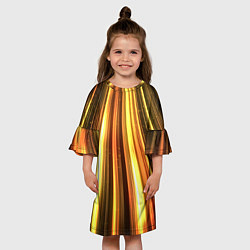 Платье клеш для девочки Vzlet, цвет: 3D-принт — фото 2