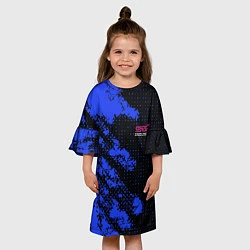 Платье клеш для девочки SUBARU STI СУБАРИСТ, цвет: 3D-принт — фото 2