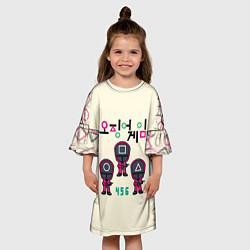Платье клеш для девочки 456 СТРАЖИ, цвет: 3D-принт — фото 2