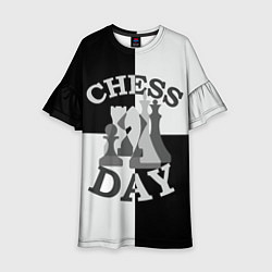 Детское платье Шахматный День