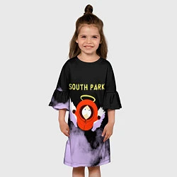 Платье клеш для девочки Кенни реально умер Южный парк, цвет: 3D-принт — фото 2