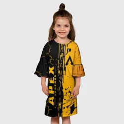 Платье клеш для девочки АПЕКС ЛЕГЕНДС, цвет: 3D-принт — фото 2