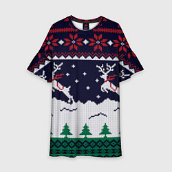 Детское платье СВИТЕР С ОЛЕНЯМИ DEER SWEATER