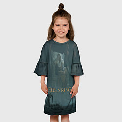 Платье клеш для девочки Elden ring - Владыка на троне, цвет: 3D-принт — фото 2