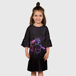 Платье клеш для девочки Shambler Darkest Dungeon, цвет: 3D-принт — фото 2